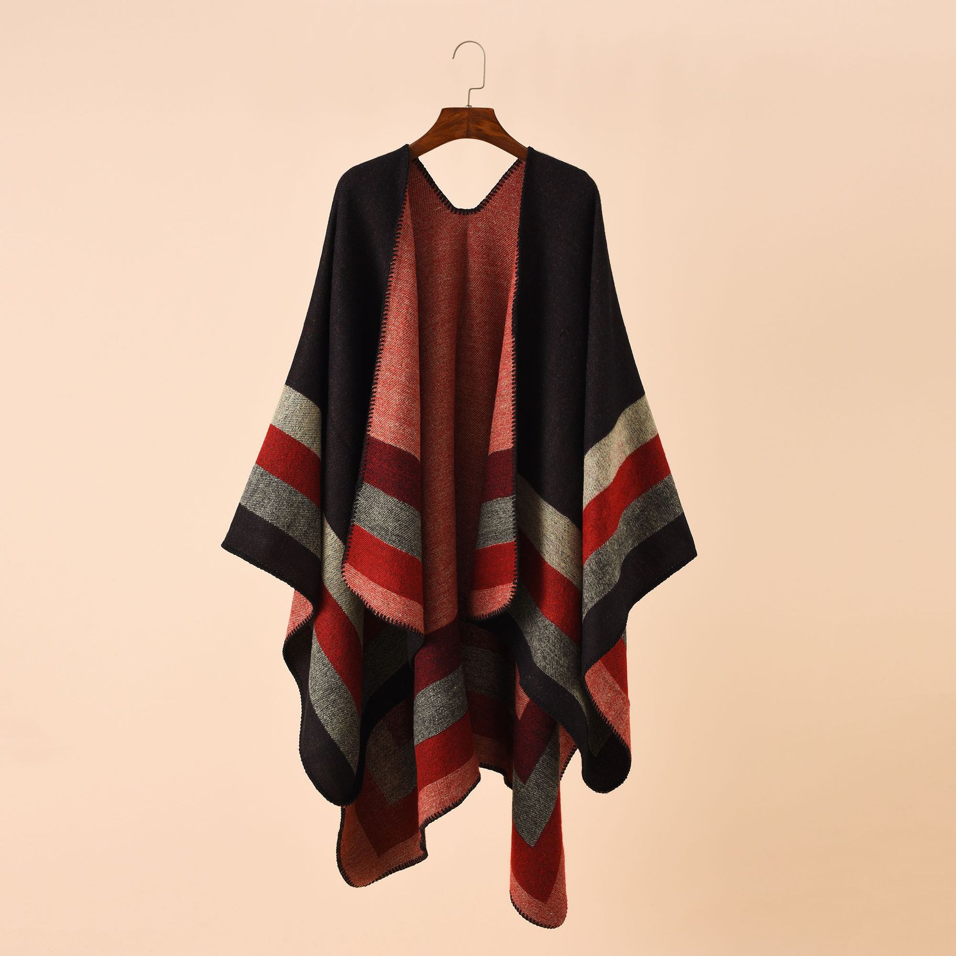 Cashmere Scarf Wrap - 2024เสื้อปอนโชกันหนาวลายสก๊อตและเสื้อคลุมสำหรับผู้หญิงผ้าคลุมไหล่ขนาดใหญ่ผ้าแคชเมียร์ผ้าแคชเมียร์ผ้าพันสำหรับผู้หญิง