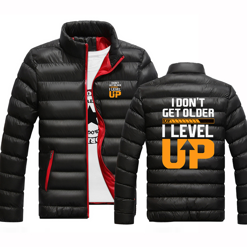 Winter Clothing Logos - เสื้อแจ็คเก็ตบุผ้าฝ้ายสำหรับฤดูใบไม้ร่วงและฤดูหนาว ปี 2025 ลายพิมพ์โลโก้ I Don't