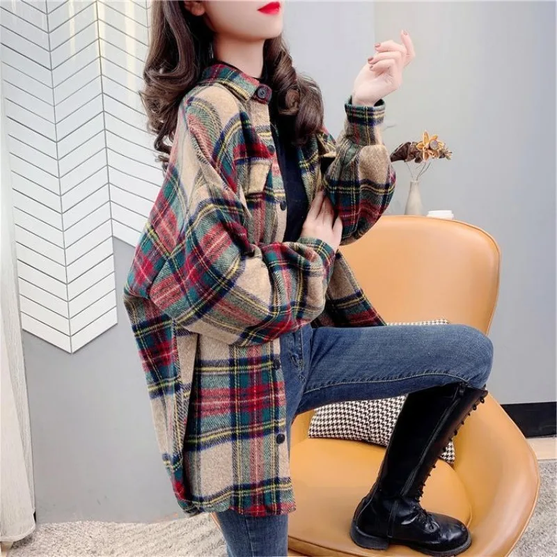 Winter Clothing Offer - แจ็คเก็ตสําหรับผู้หญิงตรวจสอบฤดูใบไม้ผลิฤดูใบไม้ร่วงเสื้อวินเทจผู้หญิง 2025 เทรนด์หรูหราแขนยาวลําลองเสื้อผ้าโปรโมชั่นอ่อนเยาว์เสนอ