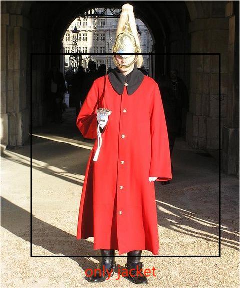 Jacket Winter Clothing - อังกฤษ War Horse Guard Jacket คอสเพลย์เครื่องแต่งกาย