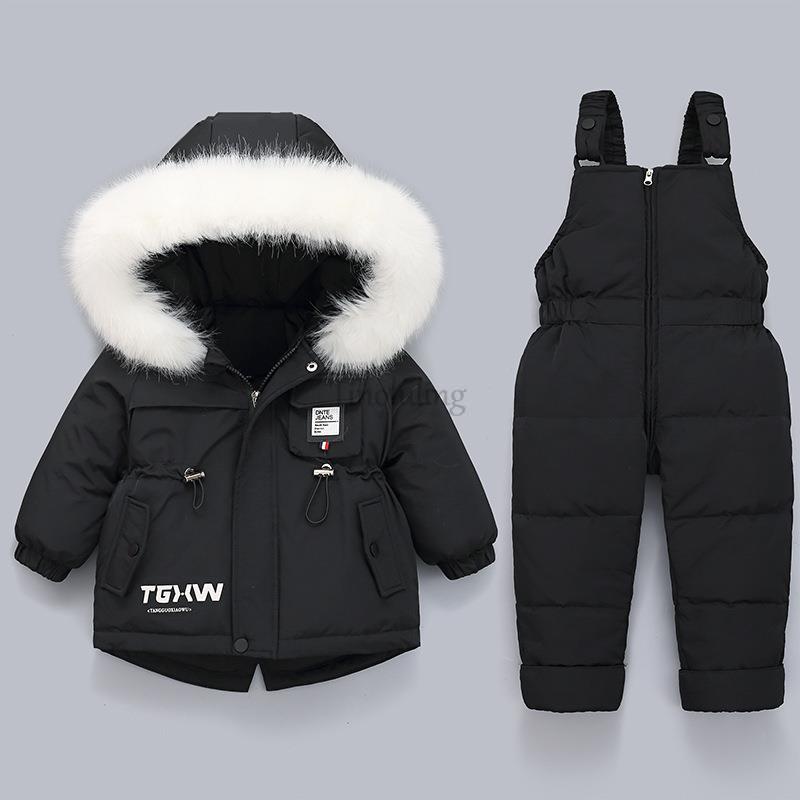 Winter Clothing Activities For Toddlers - เด็กวัยหัดเดินเด็กทารกเสื้อผ้าชุดฤดูหนาว Snowsuits สําหรับ 0-3Years เด็กอุ่นลงเสื้อแจ็คเก็ตหนาขนสัตว์ Hooded
