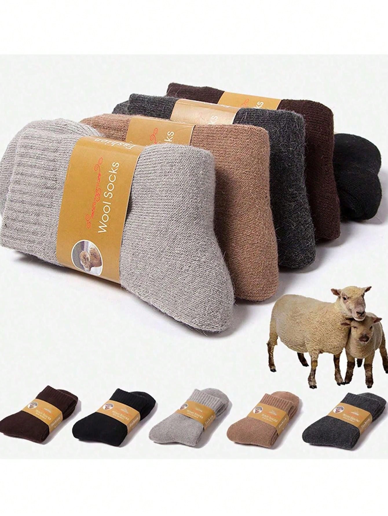 Thermal Sock Merino - 1 คู่ฤดูหนาวผู้หญิงอบอุ่นถุงเท้า Merino ขนสัตว์ผู้ชาย Super หนา