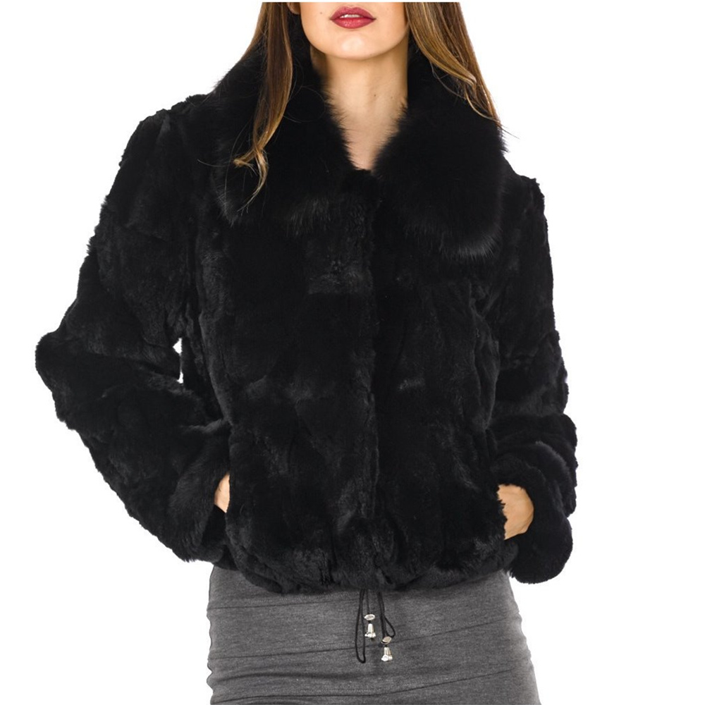 Winter Clothing Offer - เสื้อโค้ทขนสัตว์กระต่ายแท้แฟนซีแจ็คเก็ตฤดูหนาวผู้หญิงหนังธรรมชาติและเสื้อขนเฟอร์นำเสนอผู้หญิง