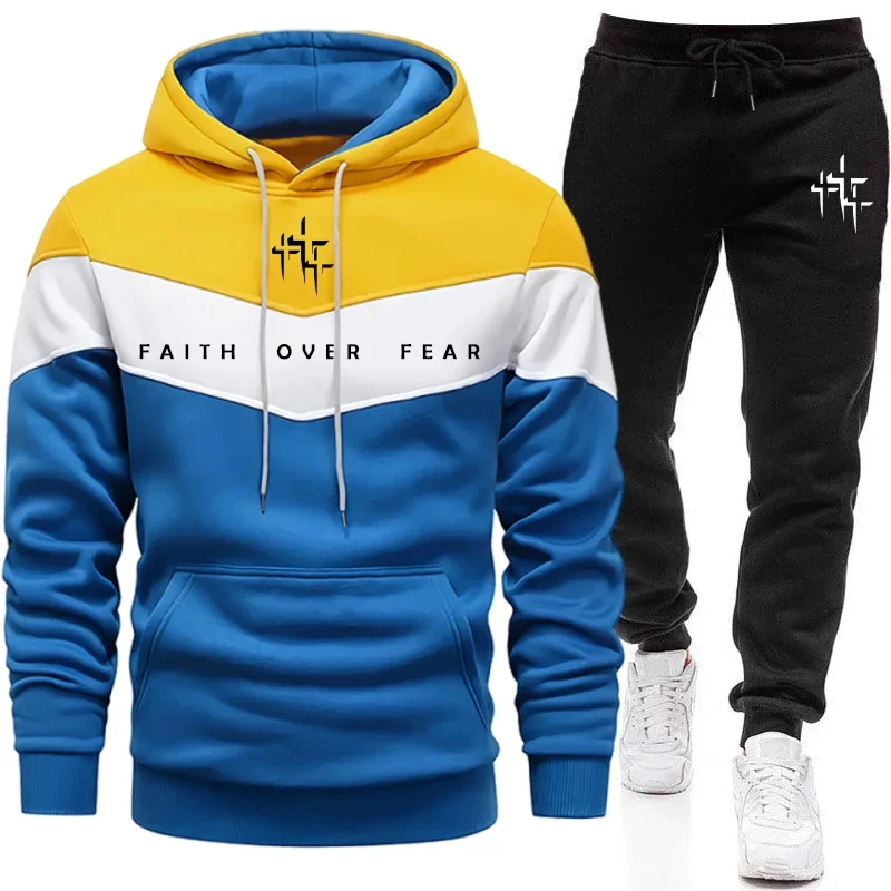 ชุดวอร์มผู้ชาย Faith Over Fear - Winter Clothing Men บทวิจารณ์และราคา