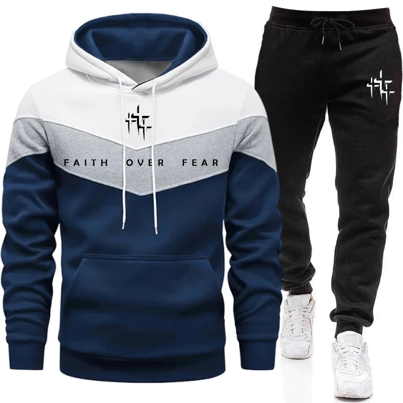 ชุดวอร์มผู้ชาย Faith Over Fear - Winter Clothing Men บทวิจารณ์และราคา