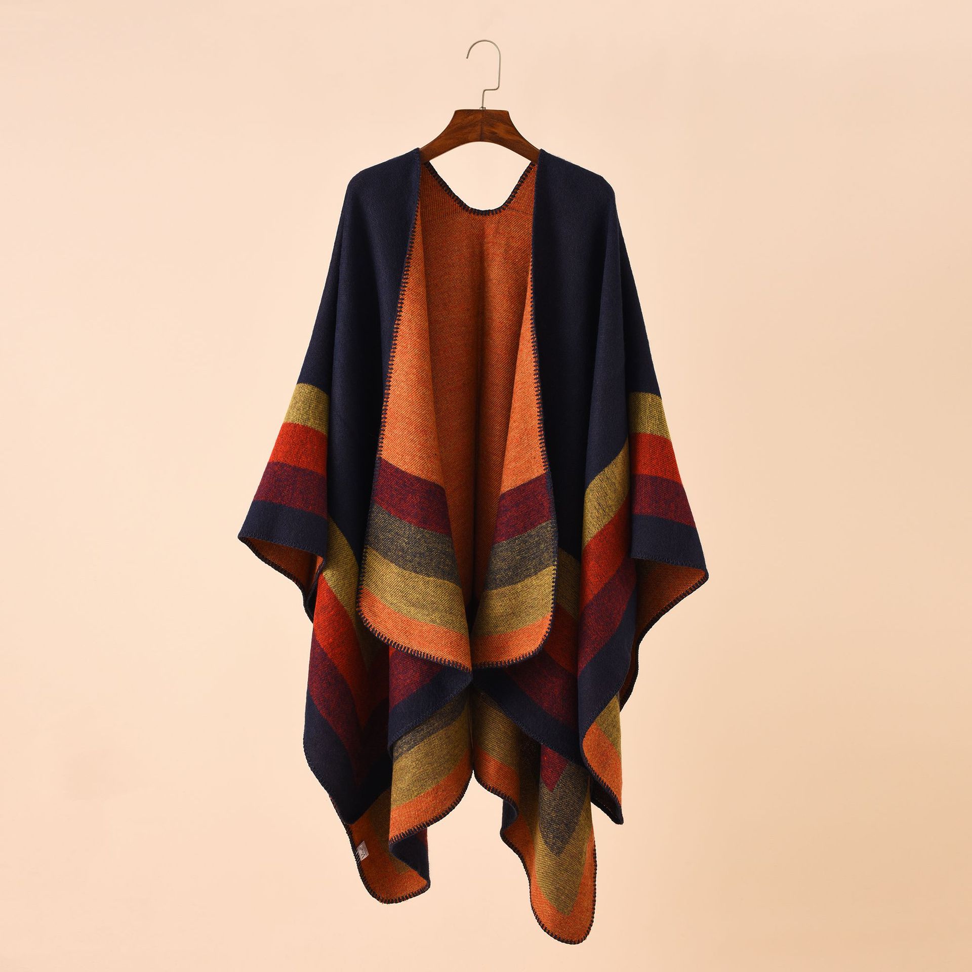 2024เสื้อปอนโชกันหนาวลายสก๊อตแ - Cashmere Scarf Wrap บทวิจารณ์และราคา