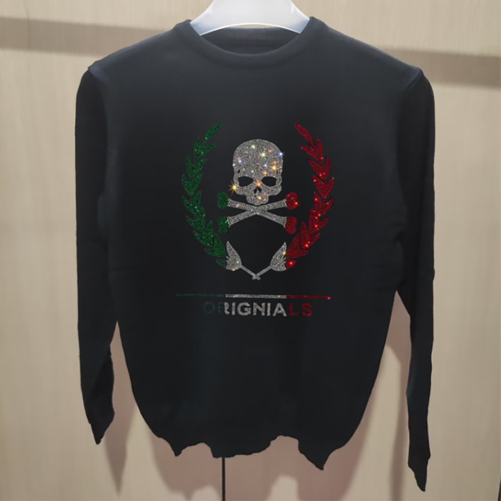 Men's Skull Headเสื้อกันหนาวRh - Winter Clothing English บทวิจารณ์และราคา