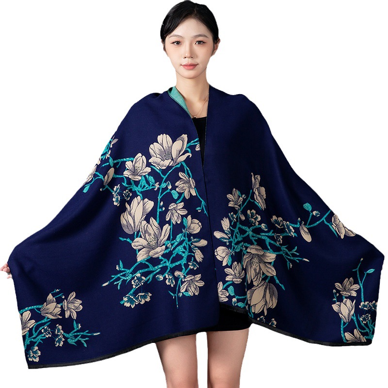 ผู้หญิงฤดูหนาวผ้าคลุมไหล่ผ้าพั - Cashmere Scarf Wrap บทวิจารณ์และราคา