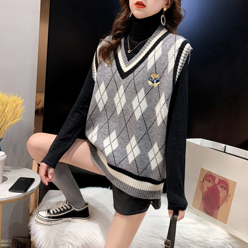 เสื้อกั๊กถักสีแดงสำหรับผู้หญิง - Winter Clothing Offer บทวิจารณ์และราคา