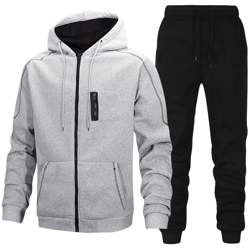 ชุดวอร์มแฟชั่นผู้ชาย เสื้อฮู้ด - Jacket Winter Clothing บทวิจารณ์และราคา
