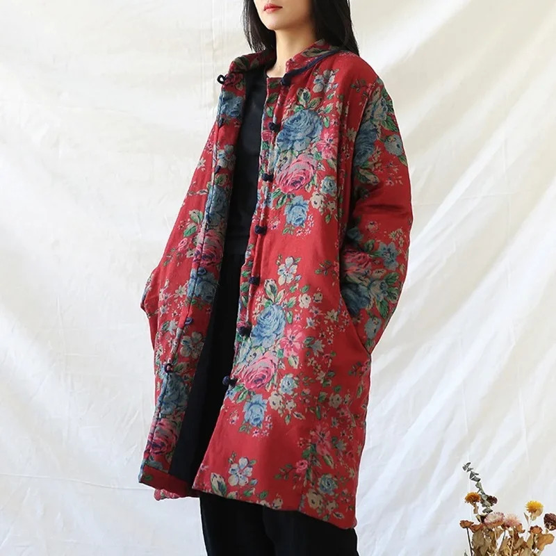เสื้อผ้าสไตล์จีน เสื้อโค้ทผ้าฝ - Jacket Winter Clothing บทวิจารณ์และราคา