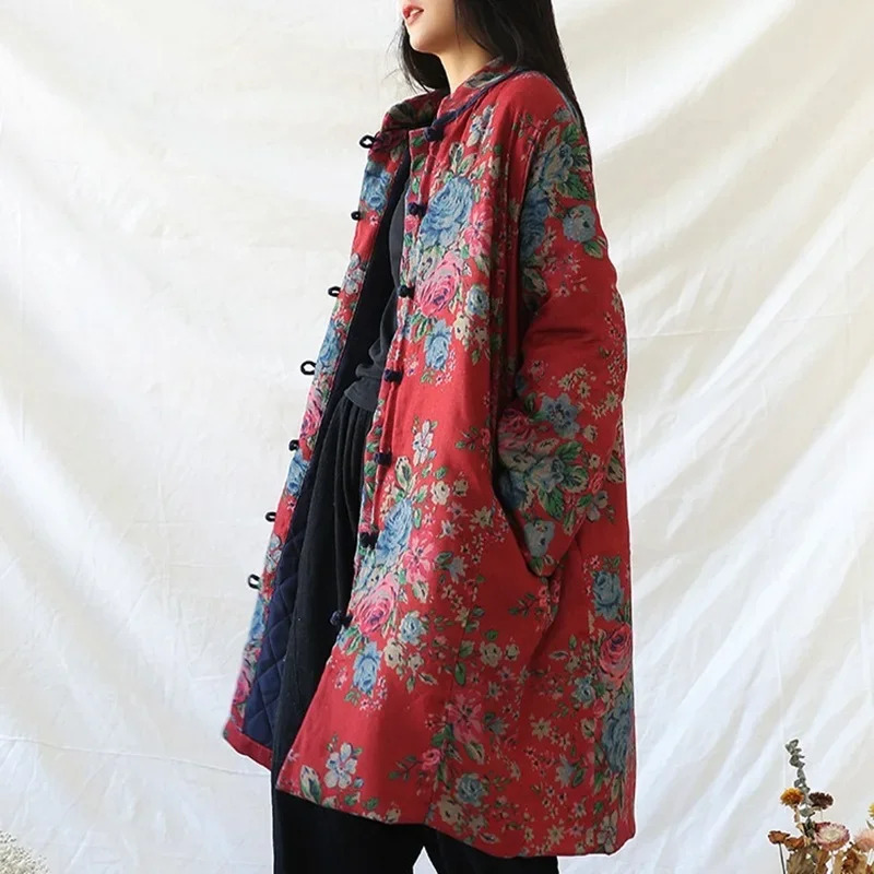 เสื้อผ้าสไตล์จีน เสื้อโค้ทผ้าฝ - Jacket Winter Clothing บทวิจารณ์และราคา