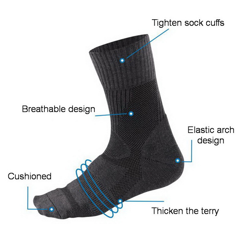 1 คู่ Merino ขนสัตว์ถุงเท้าฤดู - Thermal Sock Merino บทวิจารณ์และราคา