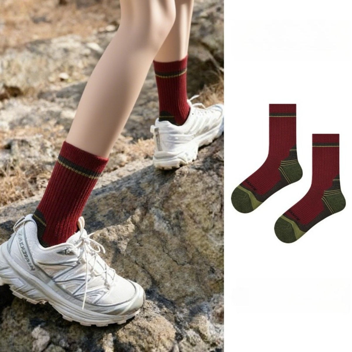 ถุงเท้าขนแกะเมอริโนสำหรับผู้ชา - Thermal Sock Merino บทวิจารณ์และราคา