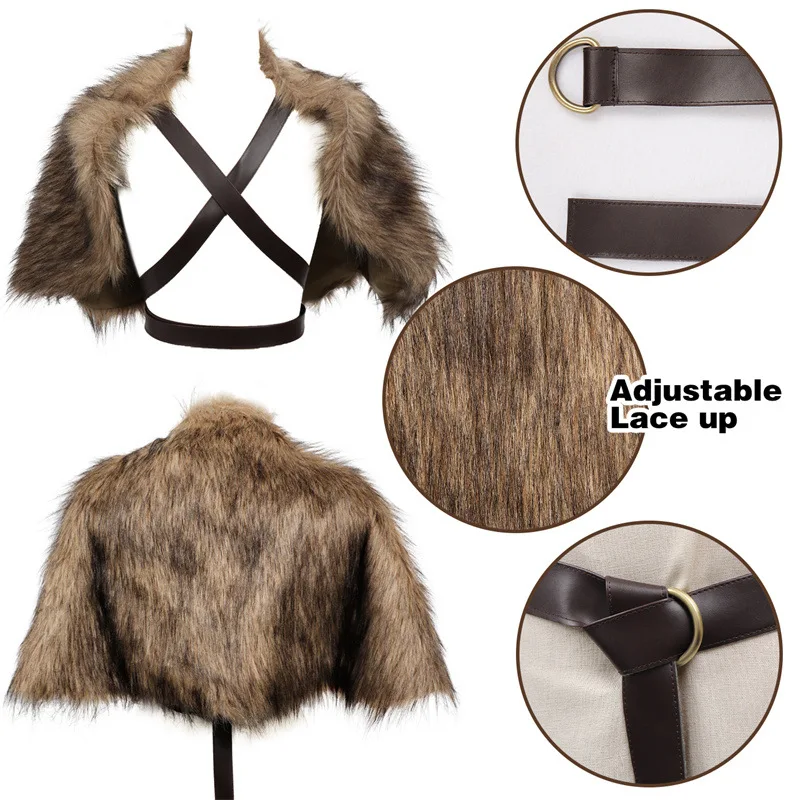 เสื้อคลุมไวกิ้ง คอขนสัตว์เทียม - Jacket Winter Clothing บทวิจารณ์และราคา