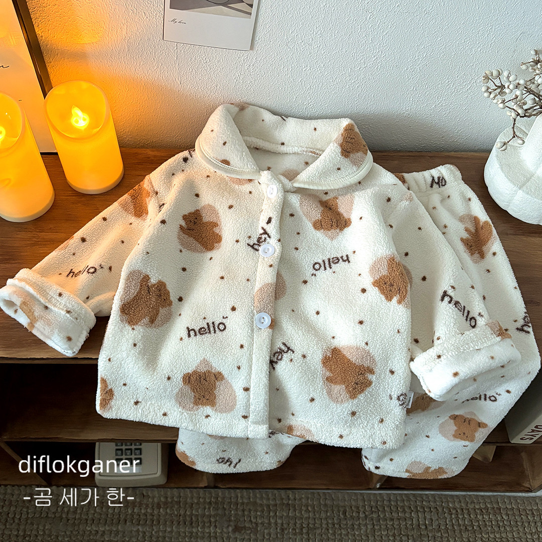 ชุดนอนเด็กฤดูใบไม้ร่วง-ฤดูหนาว - Winter Clothing 1 Year Old บทวิจารณ์และราคา