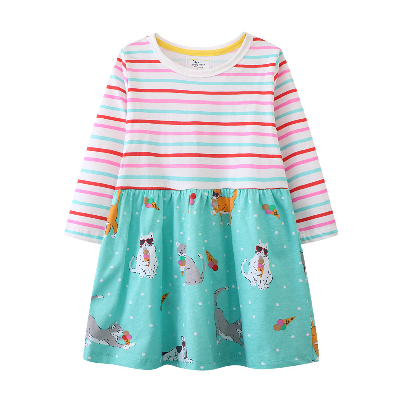 ชุดเดรสลายแมวแขนยาวสำหรับเด็กผ - Winter Clothing Activities For Toddlers บทวิจารณ์และราคา