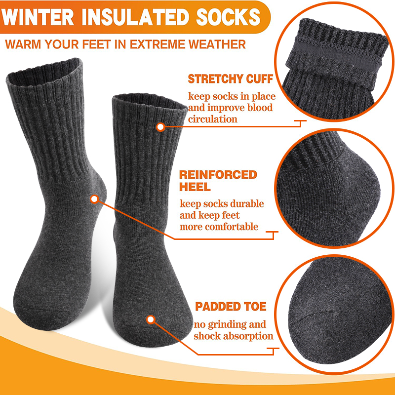 ถุงเท้าขนแกะเมอริโนสำหรับผู้ชา - Thermal Sock Merino บทวิจารณ์และราคา