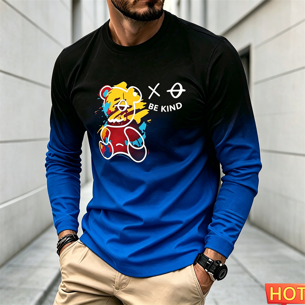 เสื้อยืดแขนยาวลำลองสำหรับผู้ชา - Winter Clothing Men บทวิจารณ์และราคา