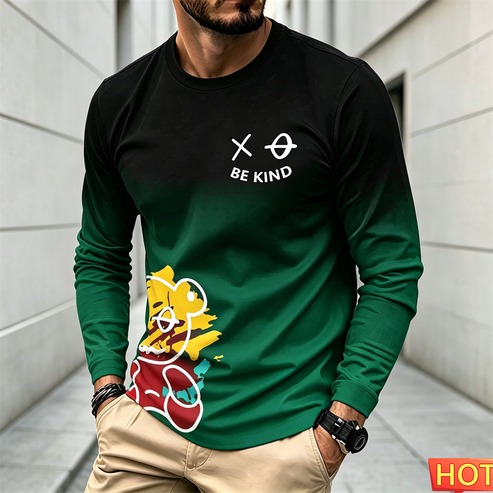 เสื้อยืดแขนยาวลำลองสำหรับผู้ชา - Winter Clothing Men บทวิจารณ์และราคา