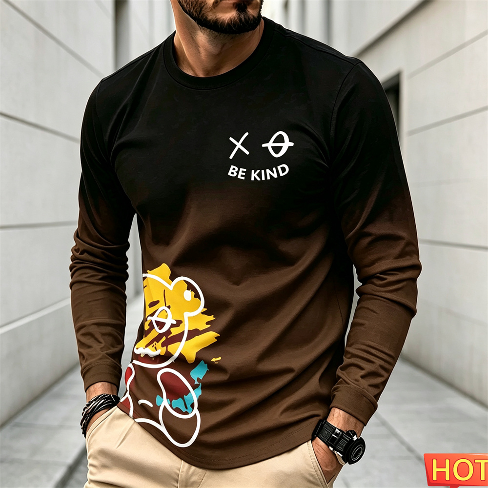 เสื้อยืดแขนยาวลำลองสำหรับผู้ชา - Winter Clothing Men บทวิจารณ์และราคา