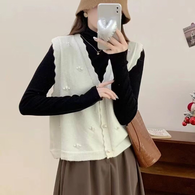 เสื้อกั๊กไหมพรมสีชมพูสำหรับผู้ - Winter Clothing Offer บทวิจารณ์และราคา