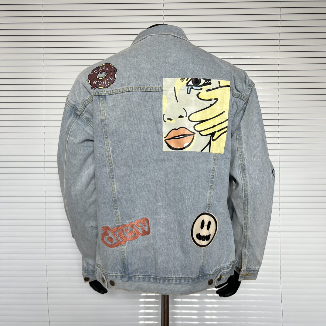 Drew House Smiling Printing lo - Winter Clothing Logos บทวิจารณ์และราคา