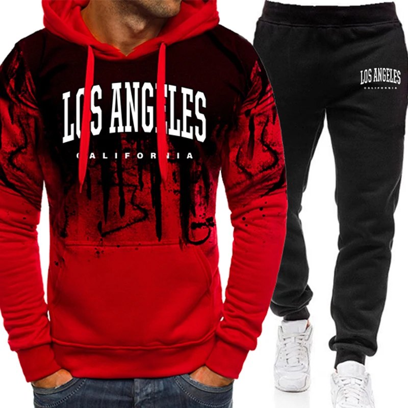 ชุดวอร์มแฟชั่นผู้ชายลายพิมพ์ลำ - Winter Clothing Men บทวิจารณ์และราคา
