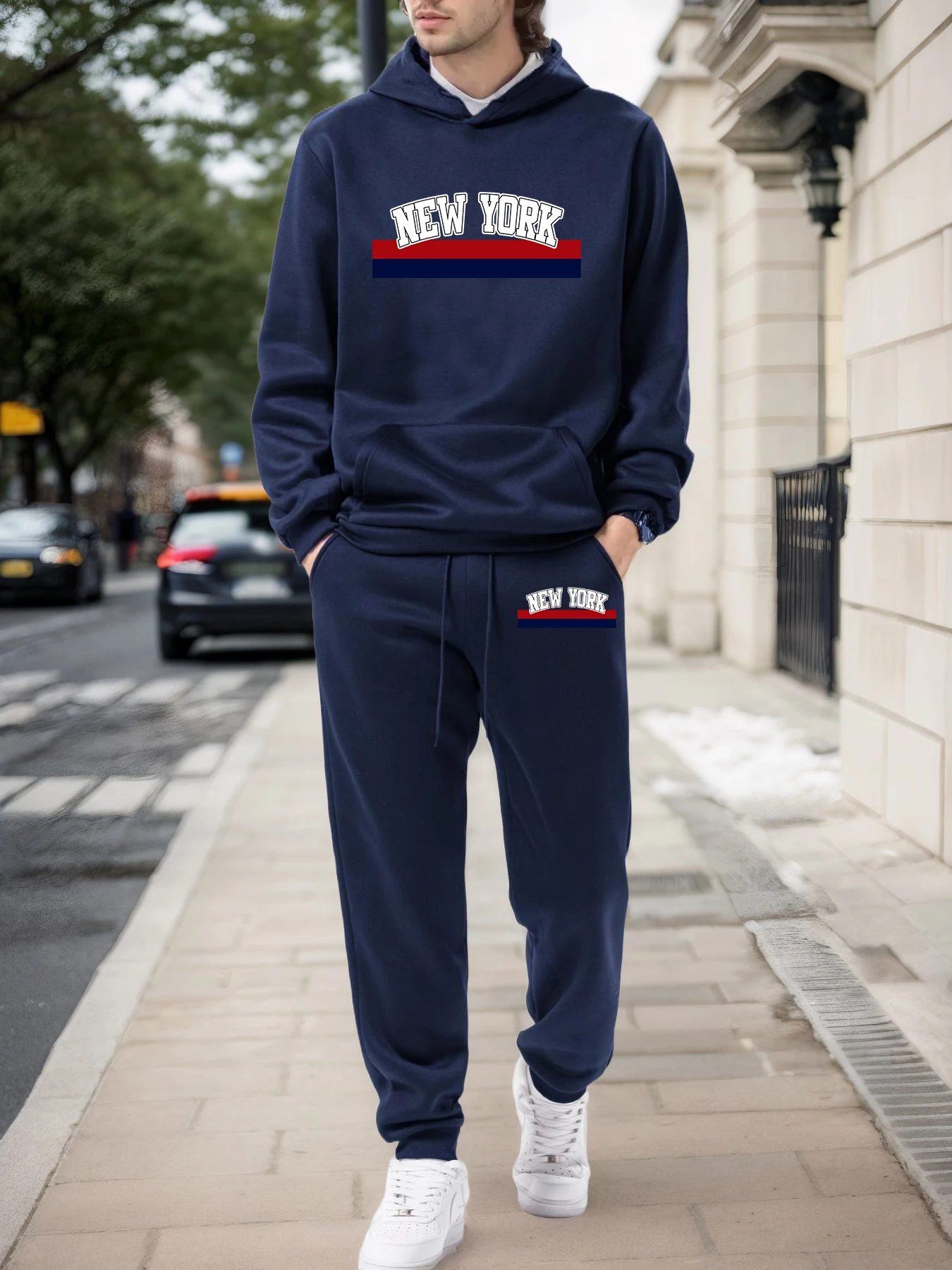 เสื้อฮู้ดผู้ชายขายดี ชุด 2 ชิ้ - Winter Clothing Men บทวิจารณ์และราคา