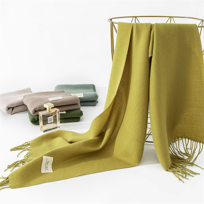 2024ฤดูใบไม้ร่วงผ้าพันคอผู้หญิ - Cashmere Scarf Wrap บทวิจารณ์และราคา