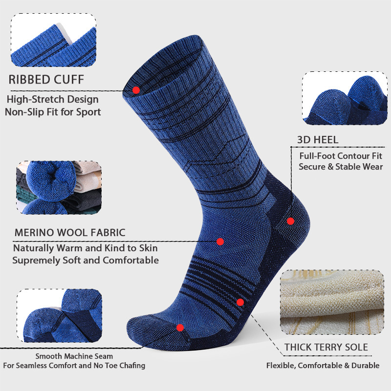 ถุงเท้าบูทขนแกะเมอริโน ให้ความ - Thermal Sock Merino บทวิจารณ์และราคา