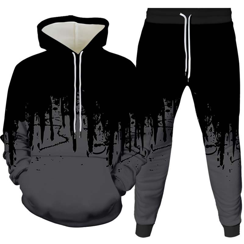 ชุดเซ็ตเสื้อฮู้ดดี้และกางเกงขา - Winter Clothing Men บทวิจารณ์และราคา