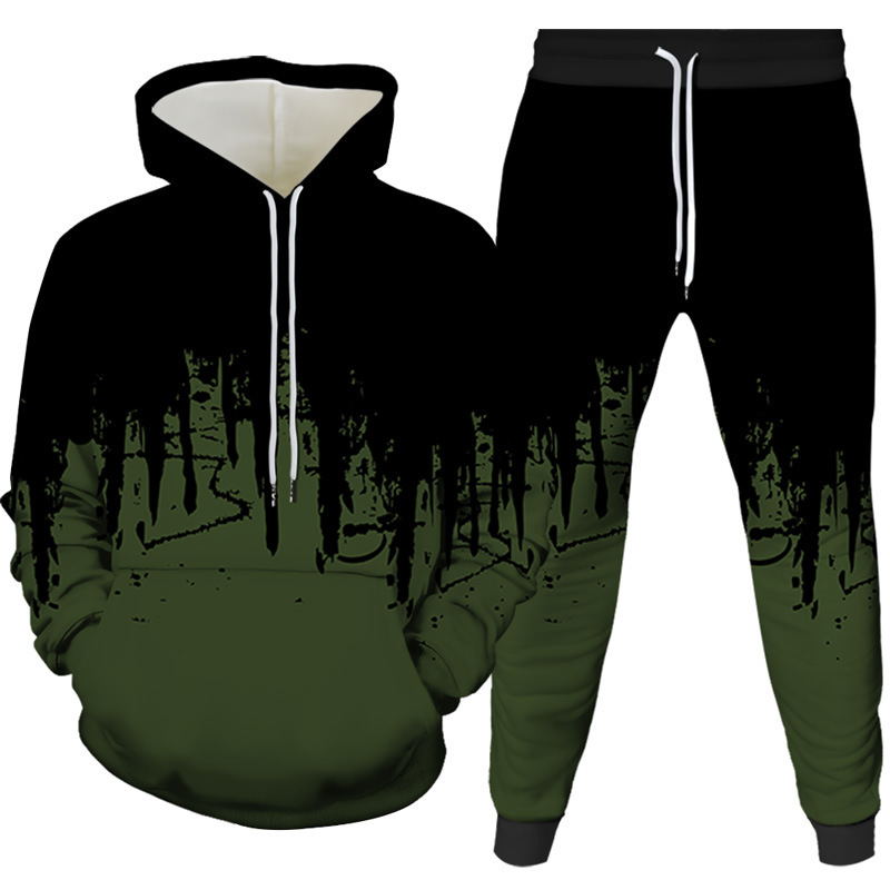 ชุดเซ็ตเสื้อฮู้ดดี้และกางเกงขา - Winter Clothing Men บทวิจารณ์และราคา