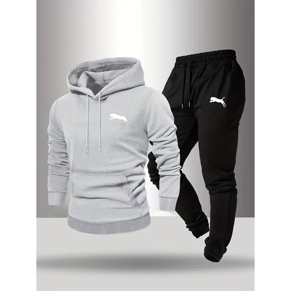 ชุดเซ็ตเสื้อฮู้ดและกางเกงขายดี - Winter Clothing Men บทวิจารณ์และราคา