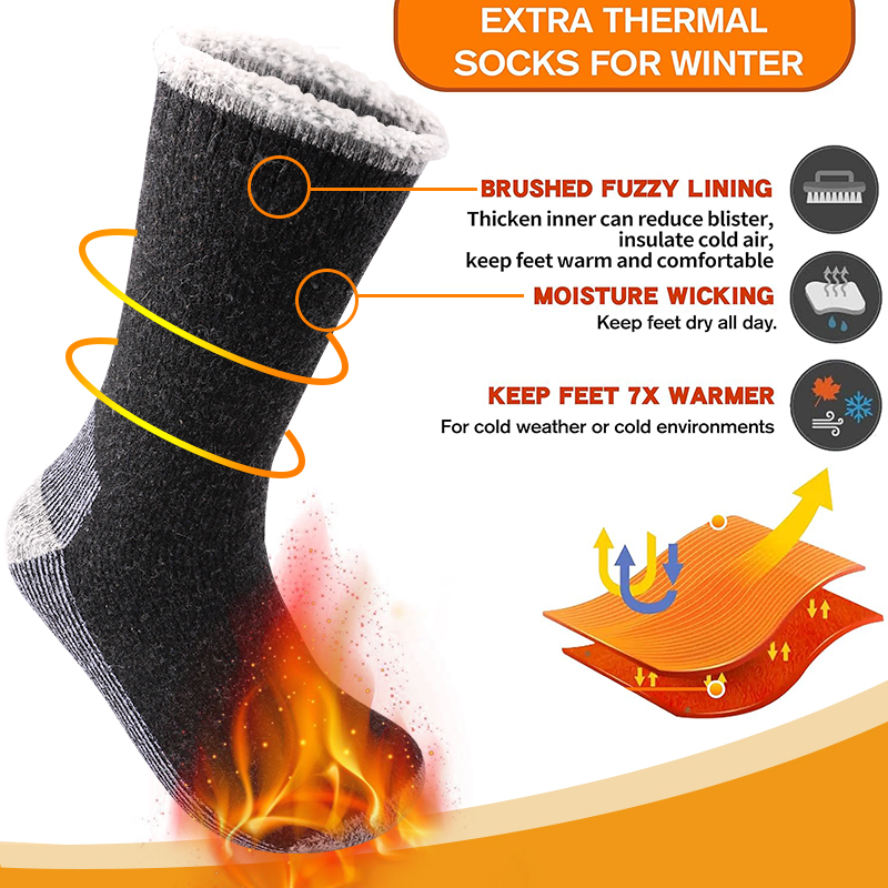 1 คู่ถุงเท้าขนแกะเมอริโนสำหรับ - Thermal Sock Merino บทวิจารณ์และราคา