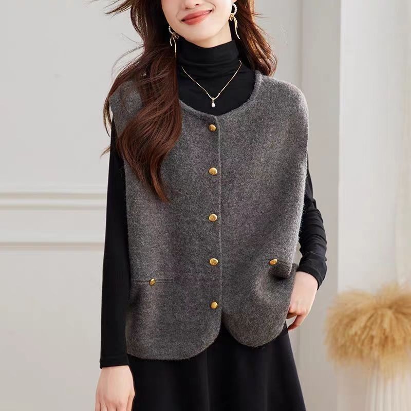 เสื้อกั๊กถักไหมพรมผู้หญิง แฟชั - Winter Clothing Offer บทวิจารณ์และราคา